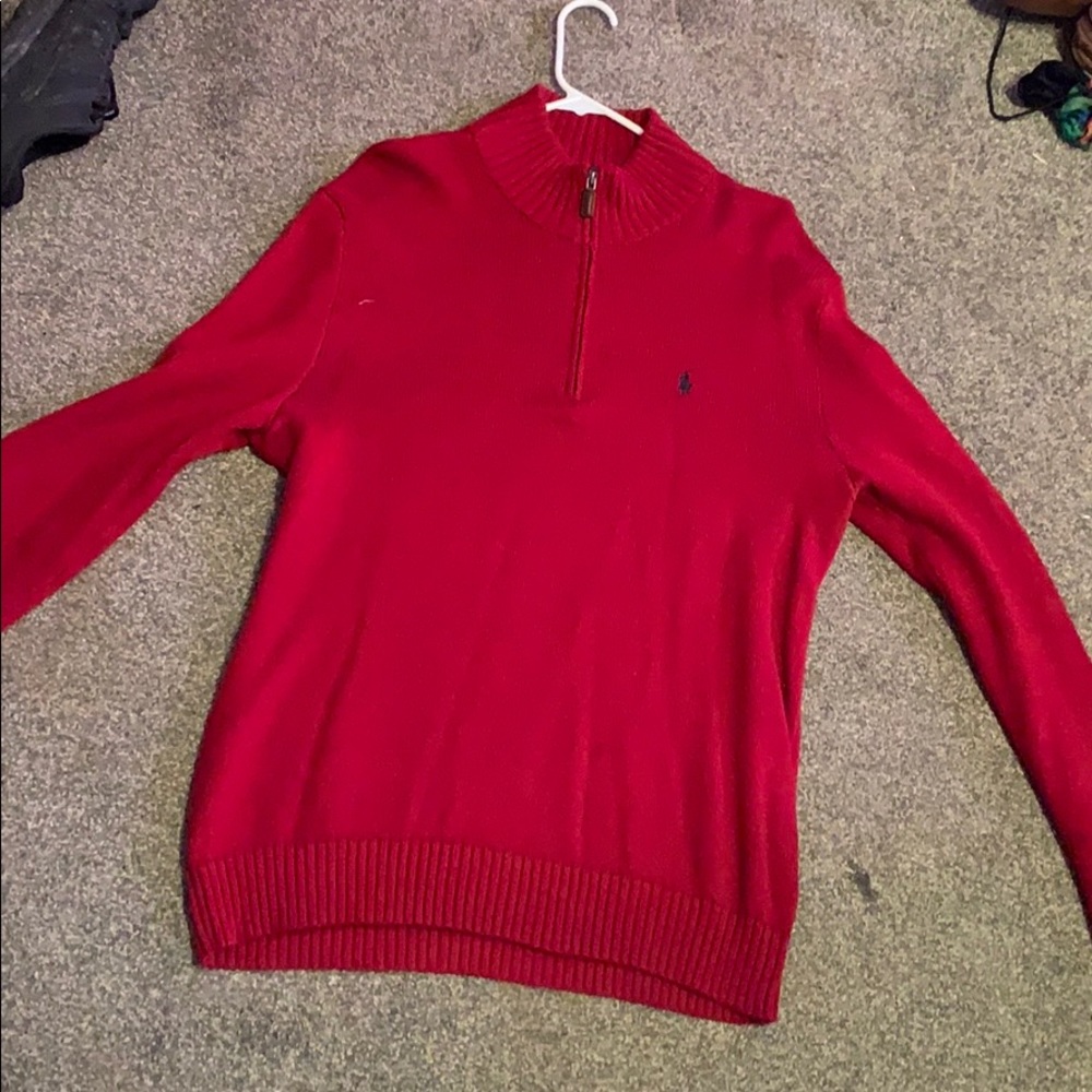 Polo Sweater with 3/4 Zip